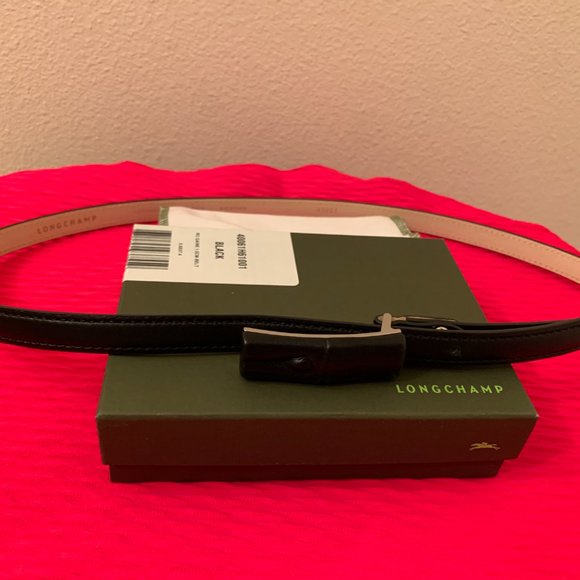 NWT Womens Longchamp Roseau Leather Belt Size: 40 (large) main image 8